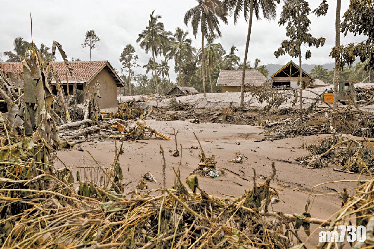 自然災難｜泥石流沖毀房屋橋樑 印尼火山爆發 14死56傷