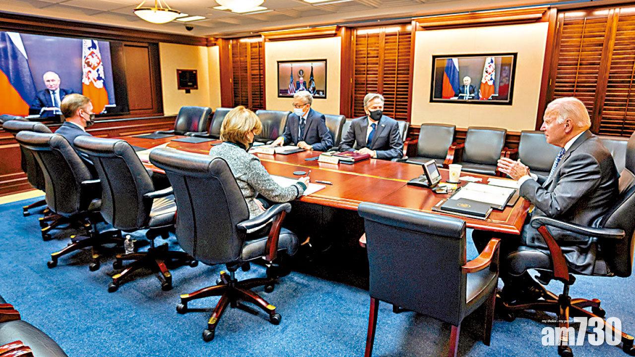 美俄領袖視像會談 拜登警告勿攻烏克蘭