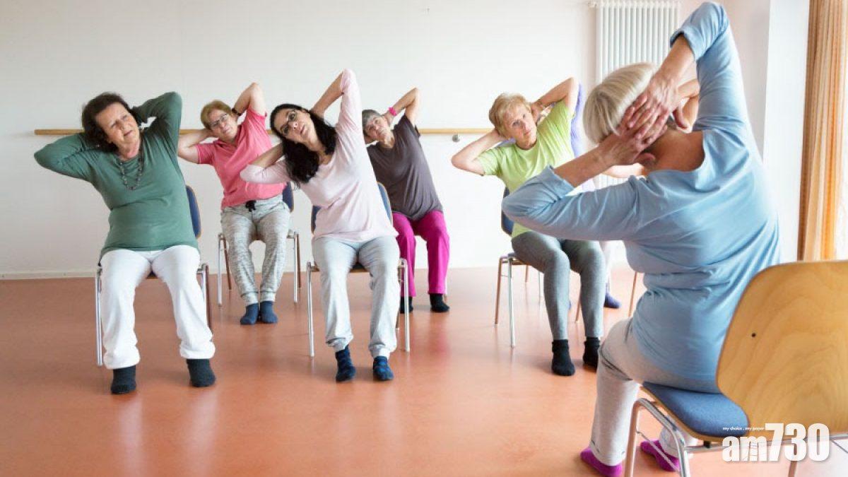 長者運動｜坐姿練核心 增身體穩定性