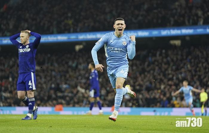 英超︱迪布尼梅開二度　曼城7蛋贈列斯