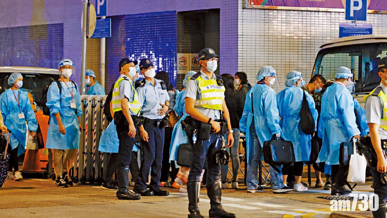 國泰機組人員初步確診 油麻地祥興大廈封區強檢