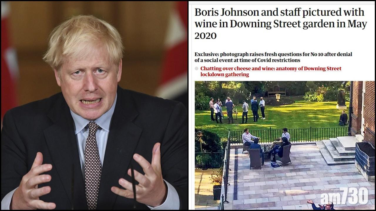 約翰遜閣員辭職  英媒刊首相府幕僚聚會涉違防疫規定