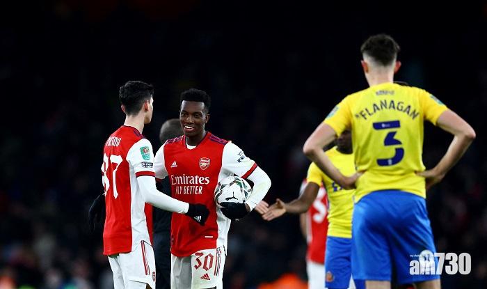 英聯盃︱阿仙奴大破英甲新特蘭入四強