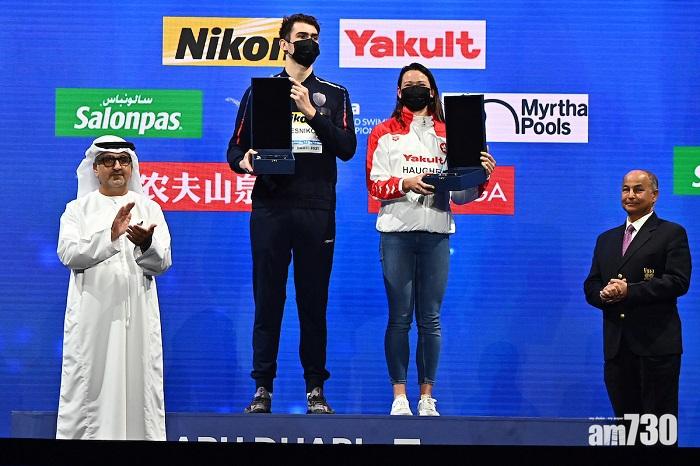 短池世錦賽︱2金1銅何詩蓓膺最佳女泳手