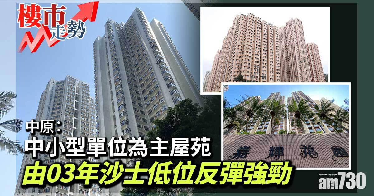 樓市走勢｜中原：中小型單位為主屋苑 由03年沙士低位反彈強勁