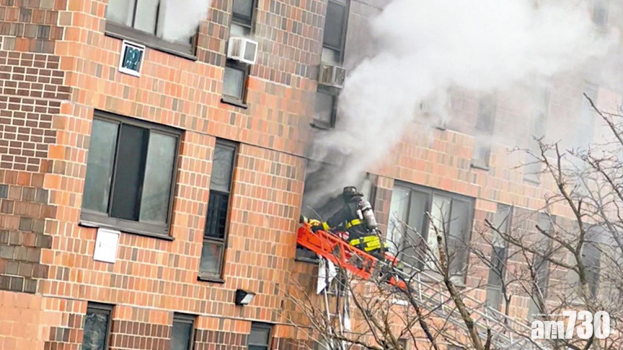 涉電暖爐 逾30年最嚴重 紐約住宅奪命火19死63傷