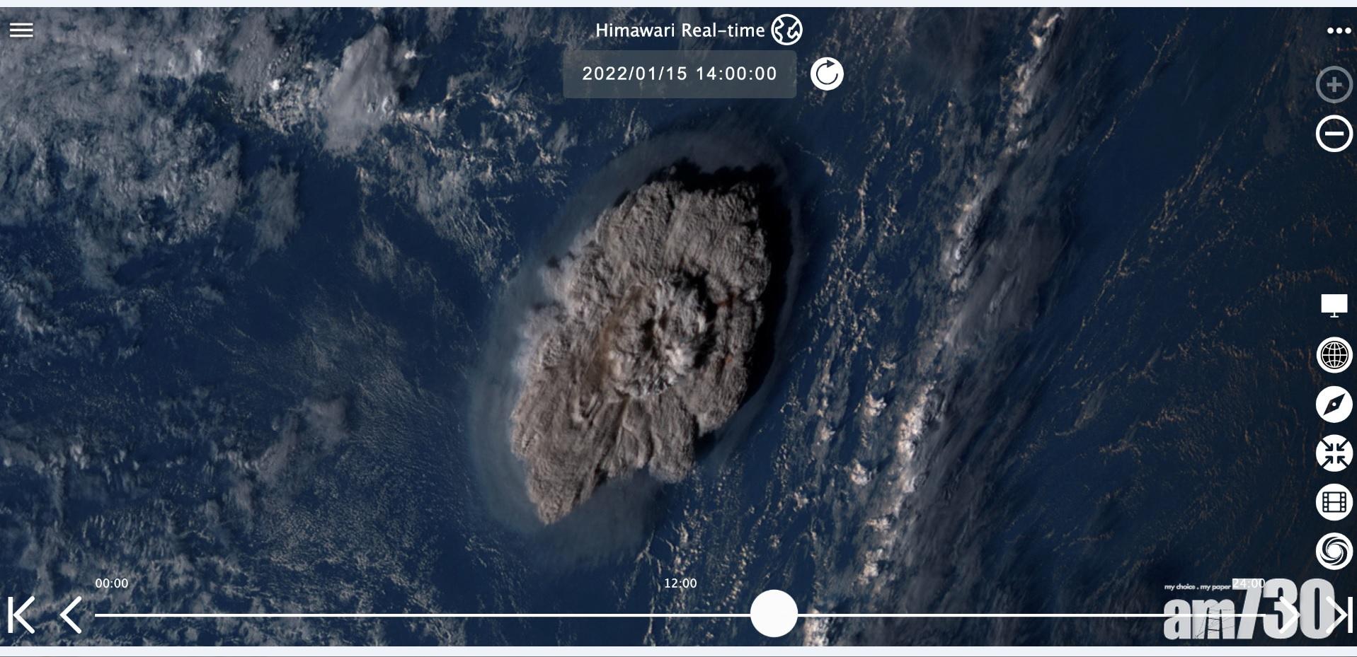湯加海底火山爆發  日本學者研判或「空氣振動」引發海嘯(有片)