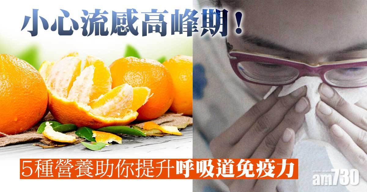 流感高峰期｜5種營養提升呼吸道免疫力