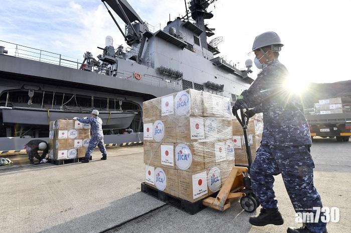 新冠肺炎︱日自衛隊支援湯加  1成員確診21人需隔離