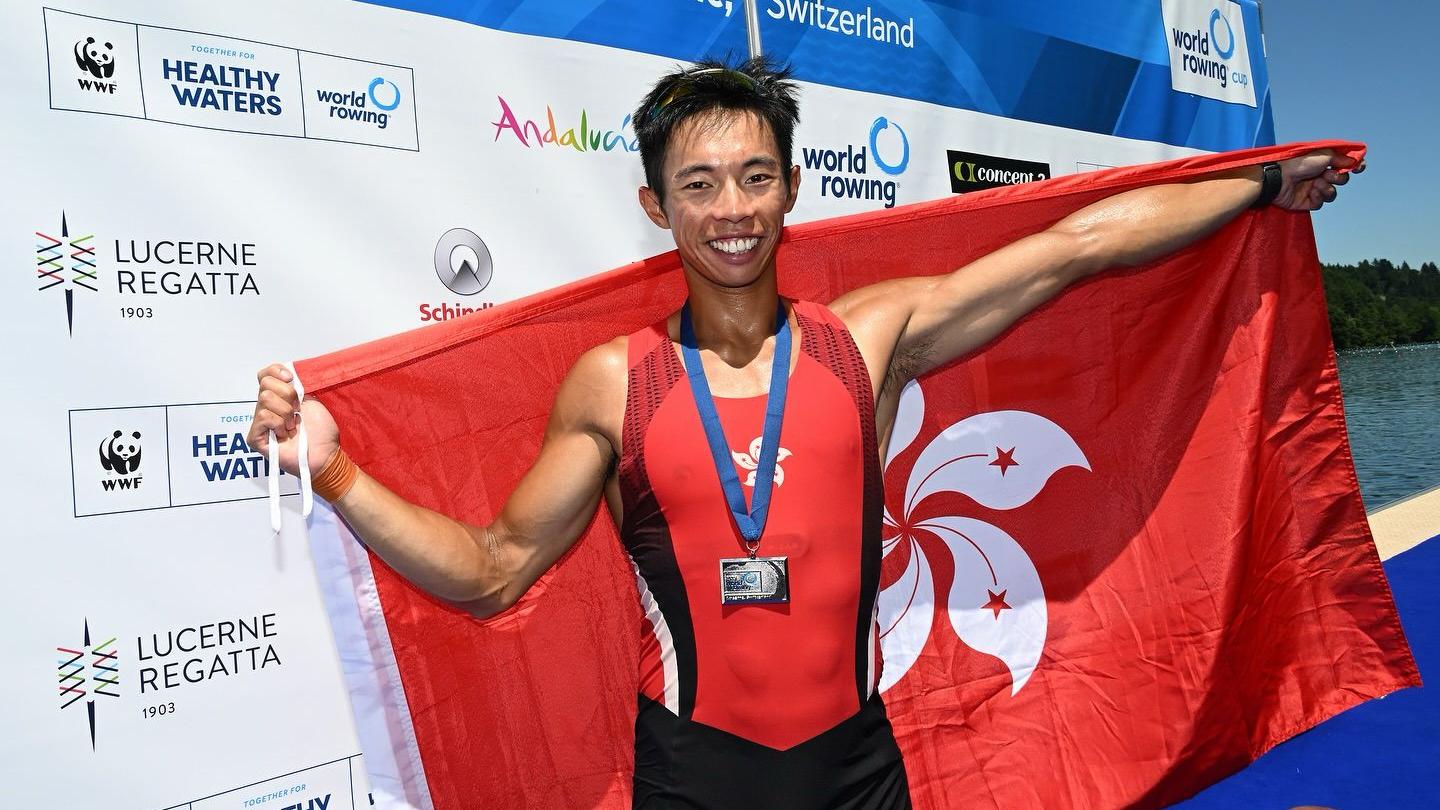 賽艇｜趙顯臻重返「福地」琉森摘銀牌 三奪世界盃獎牌