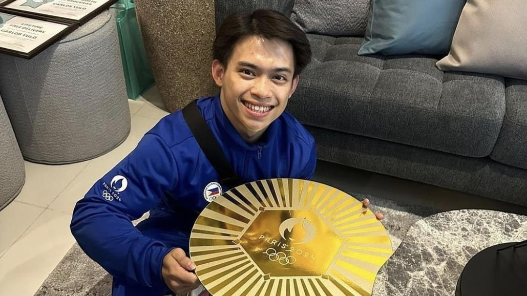巴黎奧運｜菲律賓體操王子收樓啦！千呎豪宅開箱　獲贈「奧運金牌茶几」
