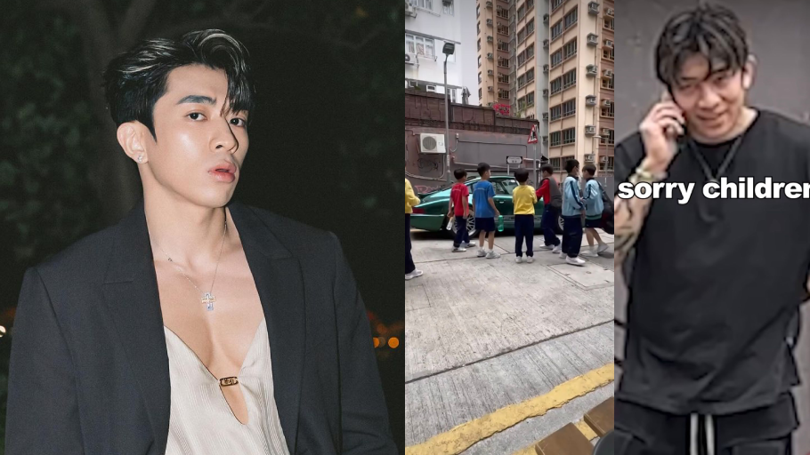 Tyson Yoshi愛車印「F**k You」吸引小朋友圍觀 學校老師親留言