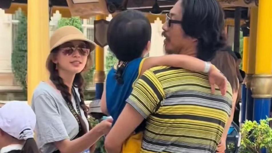 林志玲一家三口遊新加坡被野生捕獲　50歲人母狀態好獲讚少女感十足