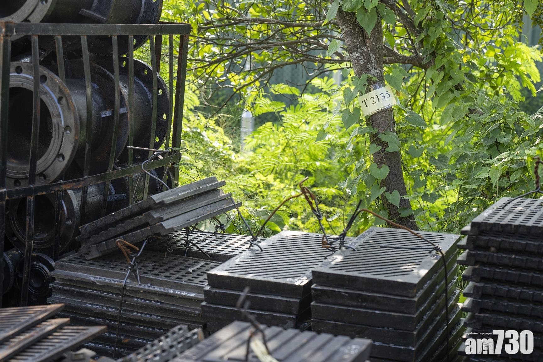 坑渠蓋有市有價　屢成偷鐵黨目標