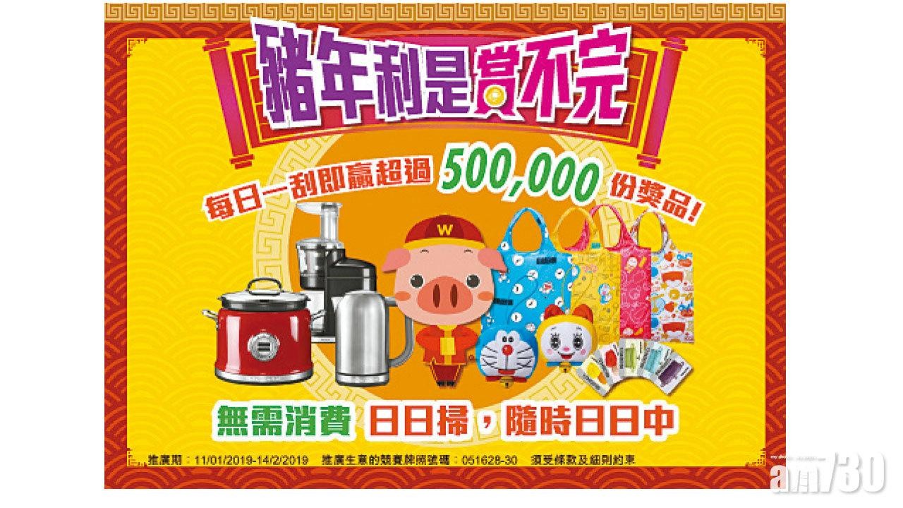 惠康豬年利是賞不完 手機日日玩日日中