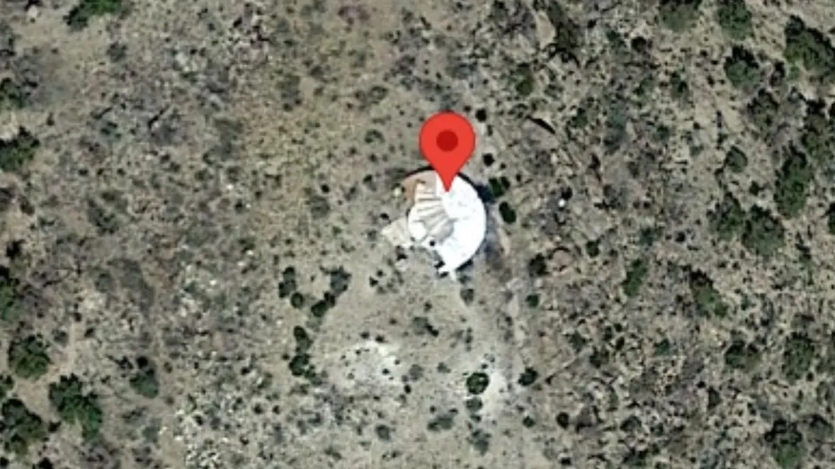 UFO墜毀美國山區？Google Map「巨大白色圓盤」瘋傳後被破解