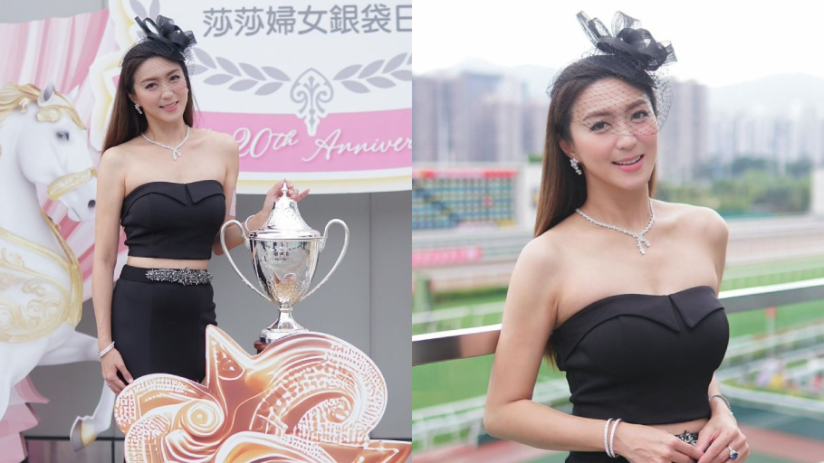 姚嘉妮離婚後狀態極佳　高衩長裙大曬逆天長腿　網民：46歲更有女人味