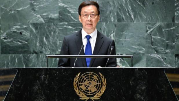 韓正將作為國家主席習近平的特別代表前往法國，出席奧運開幕式等活動。（新華社資料圖片）