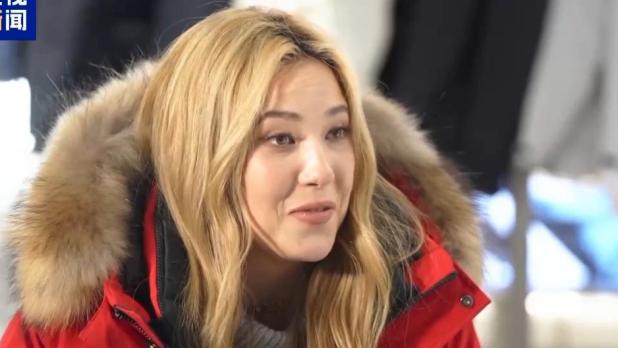 谷愛凌接受央視體育頻道節目專訪，說自己在任何狀態下，都會一直代表中國。（央視新聞）