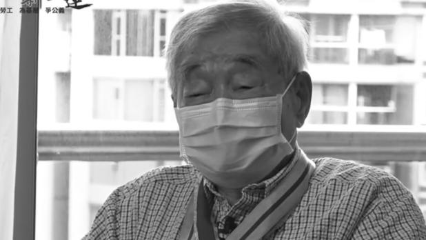 潘江偉曾加入「東江縱隊」投身抗日戰爭，他近年曾分享抗日歷程。(工聯會片段截圖)