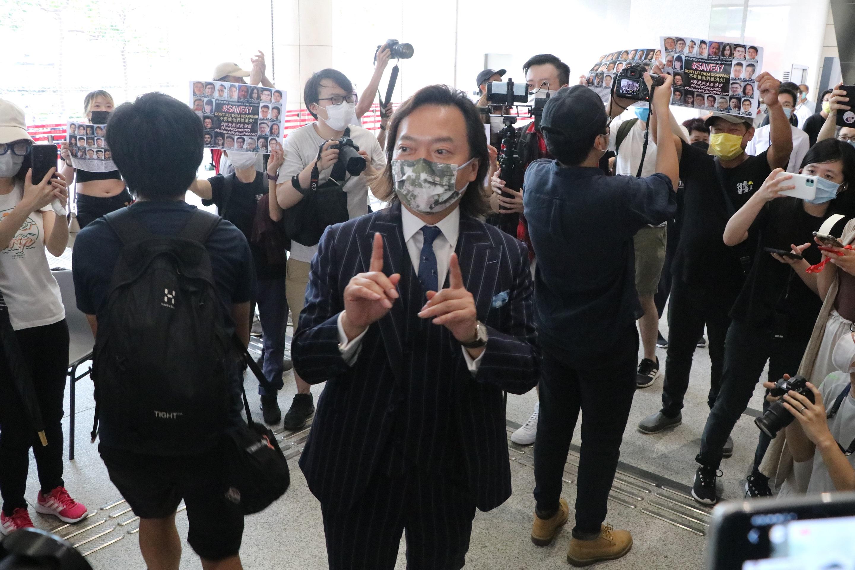 大律師劉偉聰沒有繼續代表唐英傑。(資料圖片)