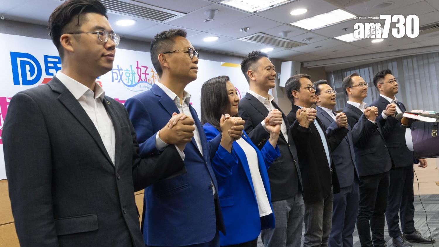 區議會選舉2023｜陳克勤：民建聯選舉成績符預期　不會自認是主導議會而拒合作(蘇文傑攝)