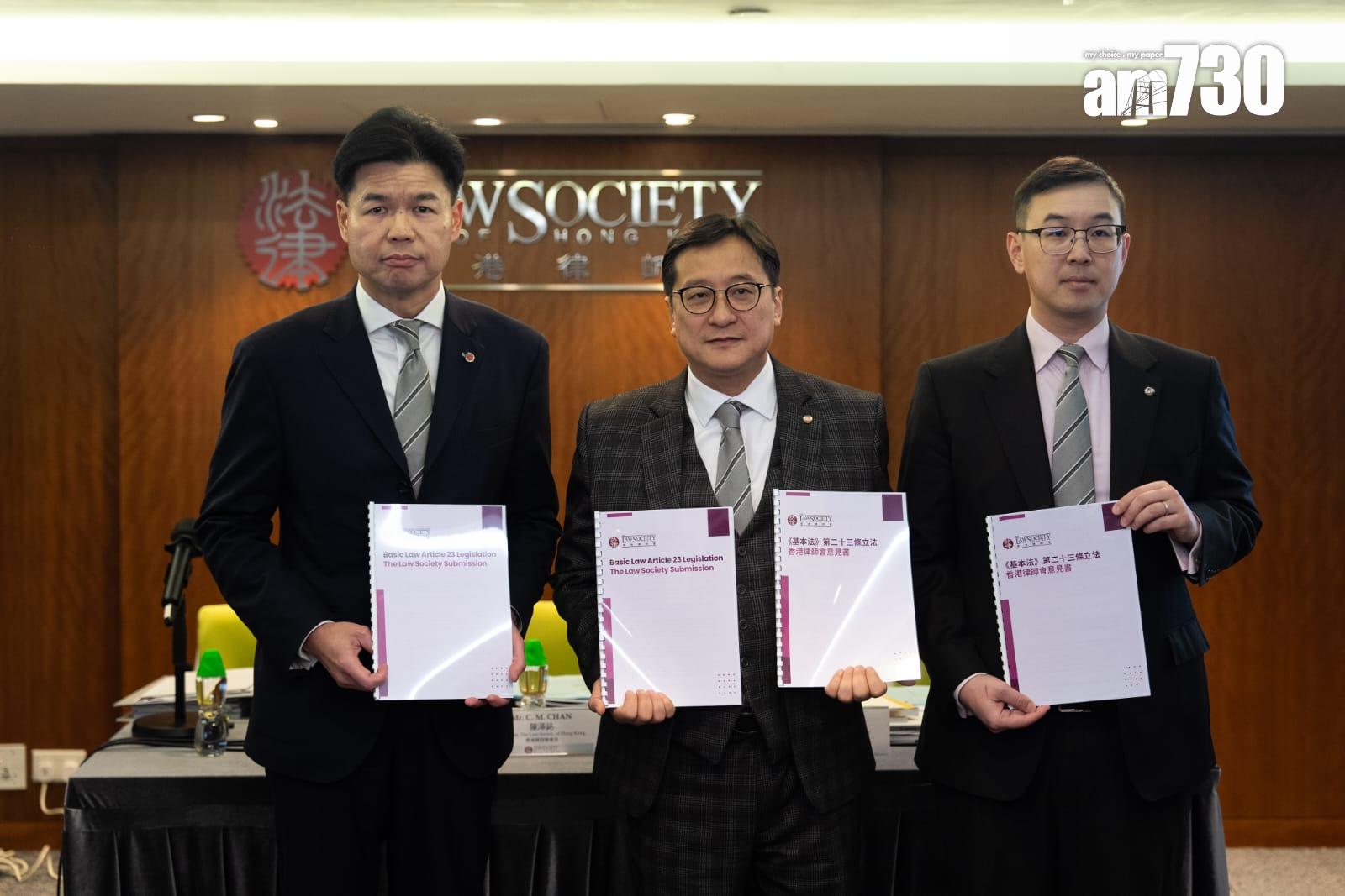 23條立法｜律師會：保障國安和人權自由非零和遊戲　倡公眾利益作竊取國家機密辯護理由(林靄怡攝)