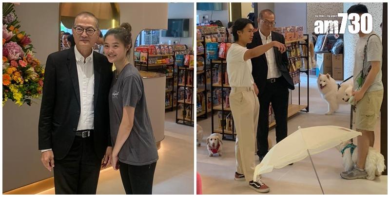 盧寵茂現身黃竹坑SOUTHSIDE  撐愛女寵物店開張(吳浩南攝)