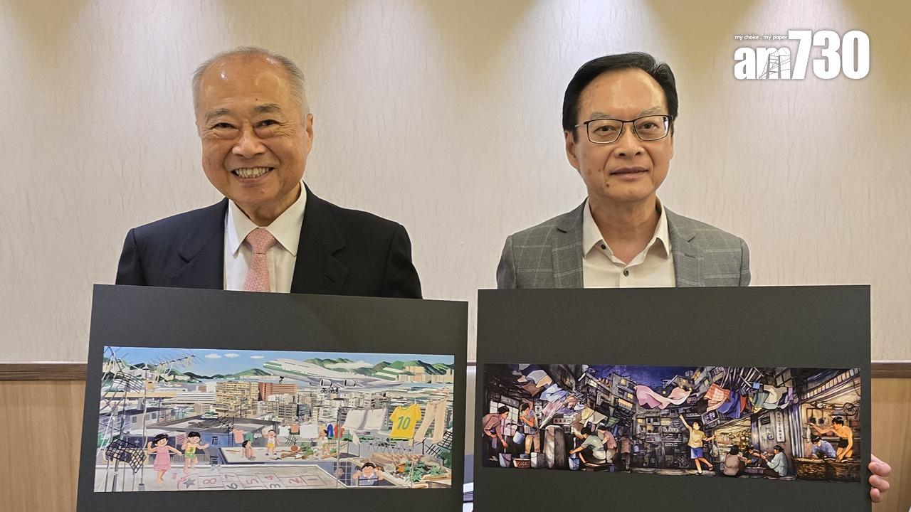 周松崗(左)及韋志成。(李朗僑攝)