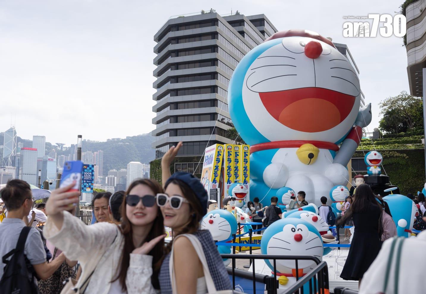 多啦A夢12米高充氣公仔　今尖沙咀重新展出
