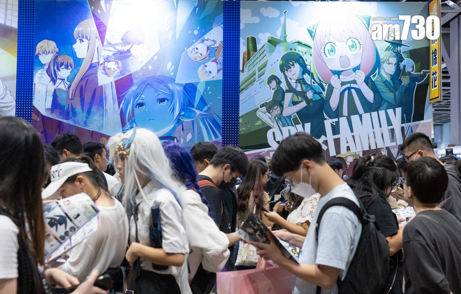 動漫節2024｜動漫節踏入第三天 人流眾多 (蘇文傑攝)