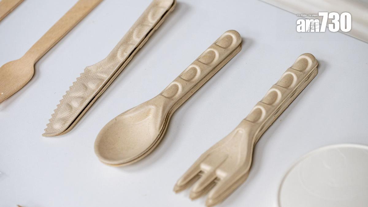 「綠色餐具平台」非塑膠即棄餐具產品數目已增至1,700多款。(資料圖片／陳奕釗攝)