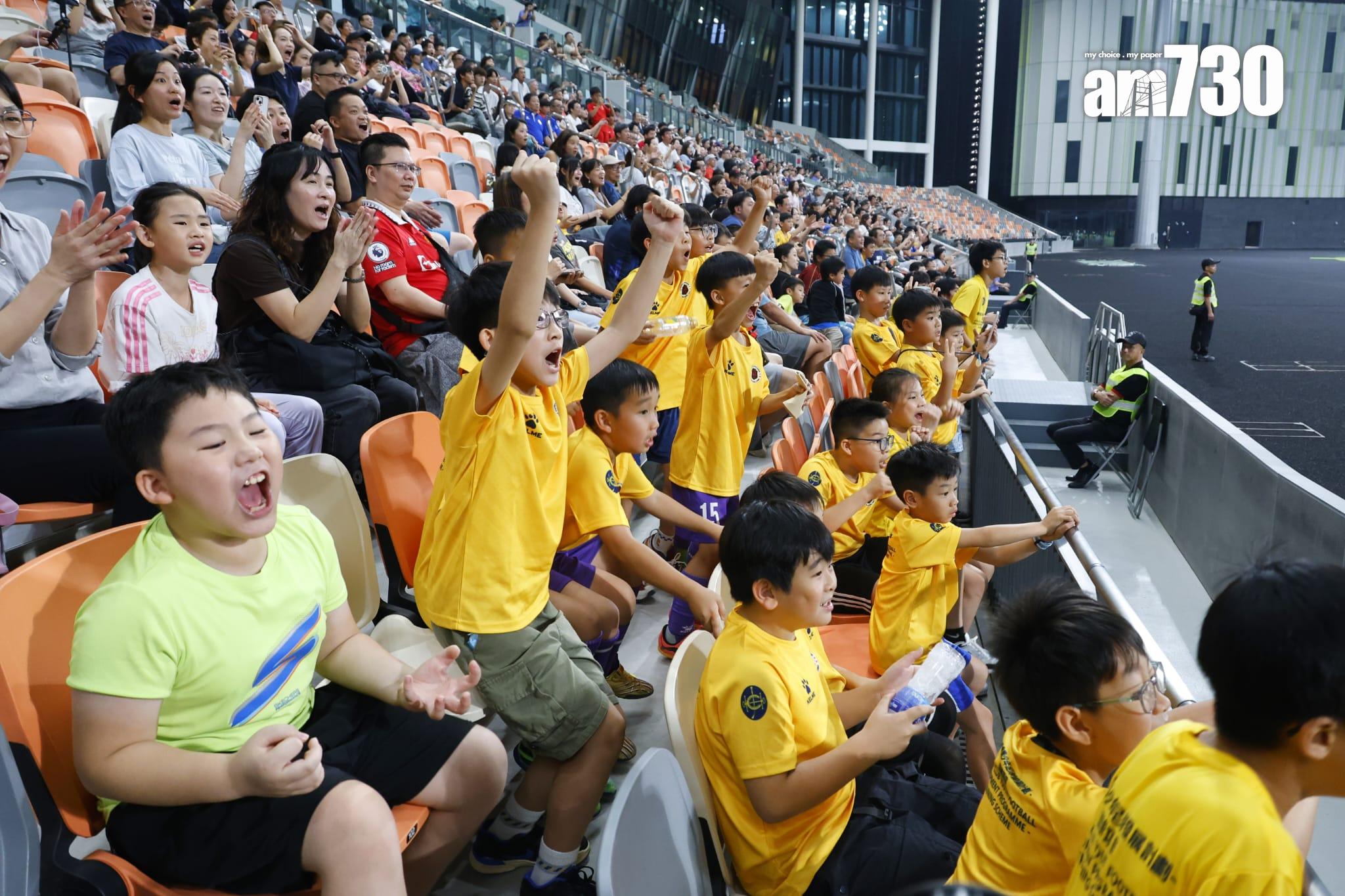 啟德體育園｜陳國基：各方面運作順暢  將再有約20場測試 人數會逐步推至五萬 (林俊源攝)