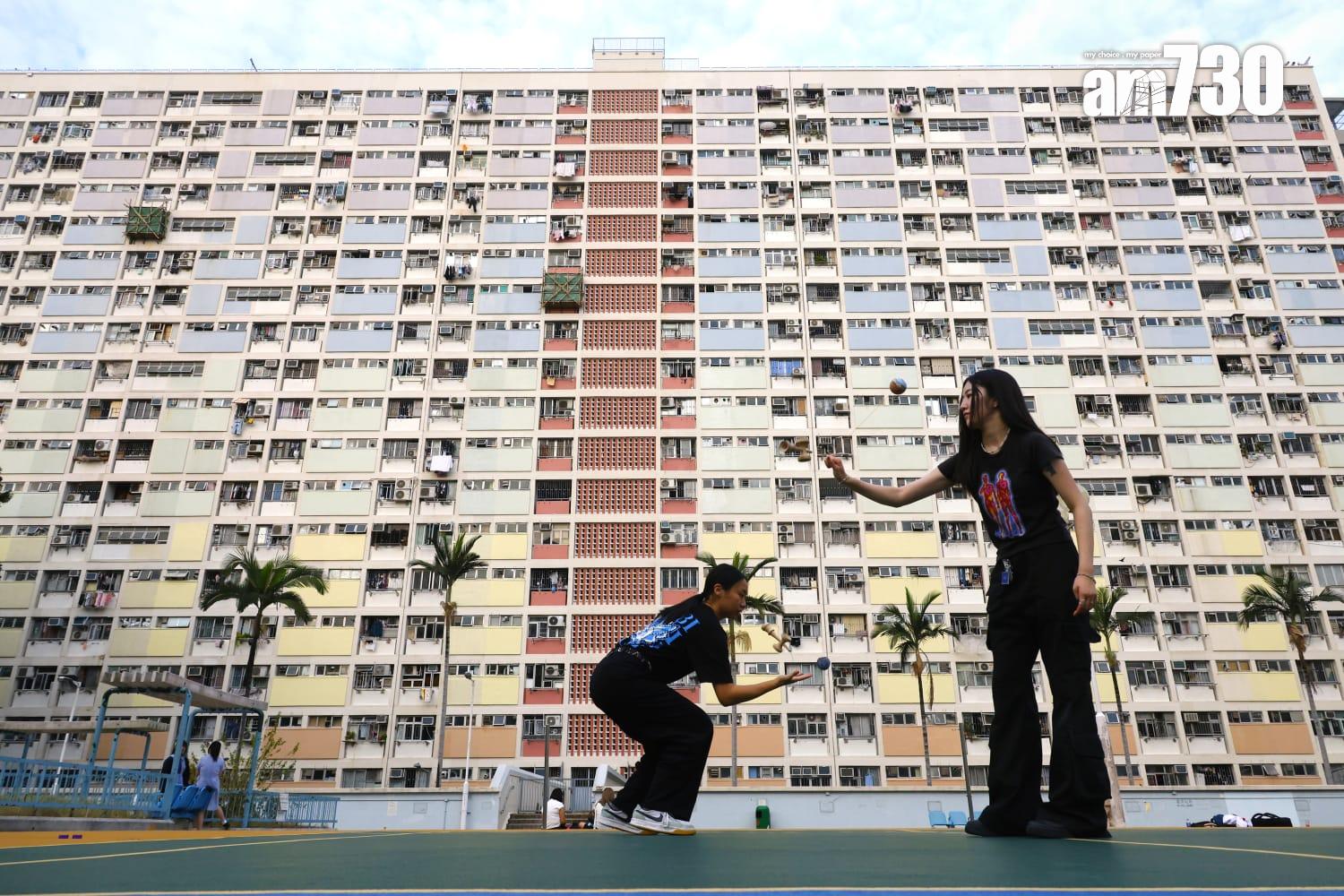 政府研究分三期重建彩虹邨。 (林俊源攝)