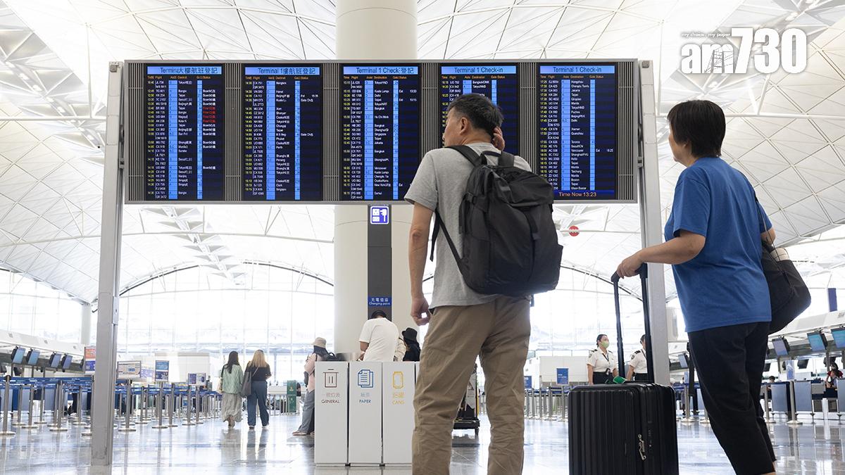 香港國際機場上月客運量達405.5萬人次。(資料圖片／蘇文傑攝)