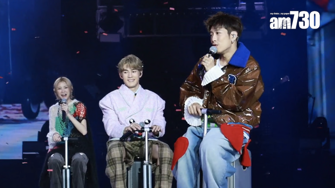 Katch Our Life｜陳蕾密實性感挑機Jeffrey大露背  與洪嘉豪大玩「颷行李車」。(娛樂組攝)