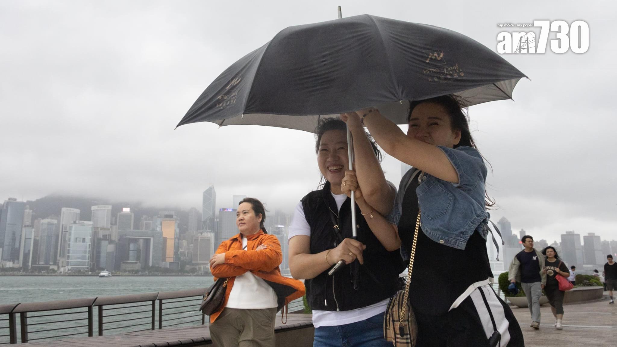 颱風桃芝｜三號風球現正生效　天文台：今日日間大部分時間維持 (持續更新)