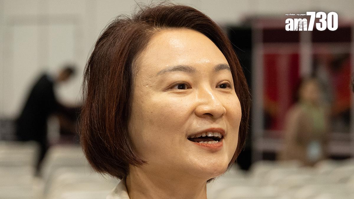 李慧琼表示，會爭取在建設中國特色世界一流大學方面提問。(資料圖片)