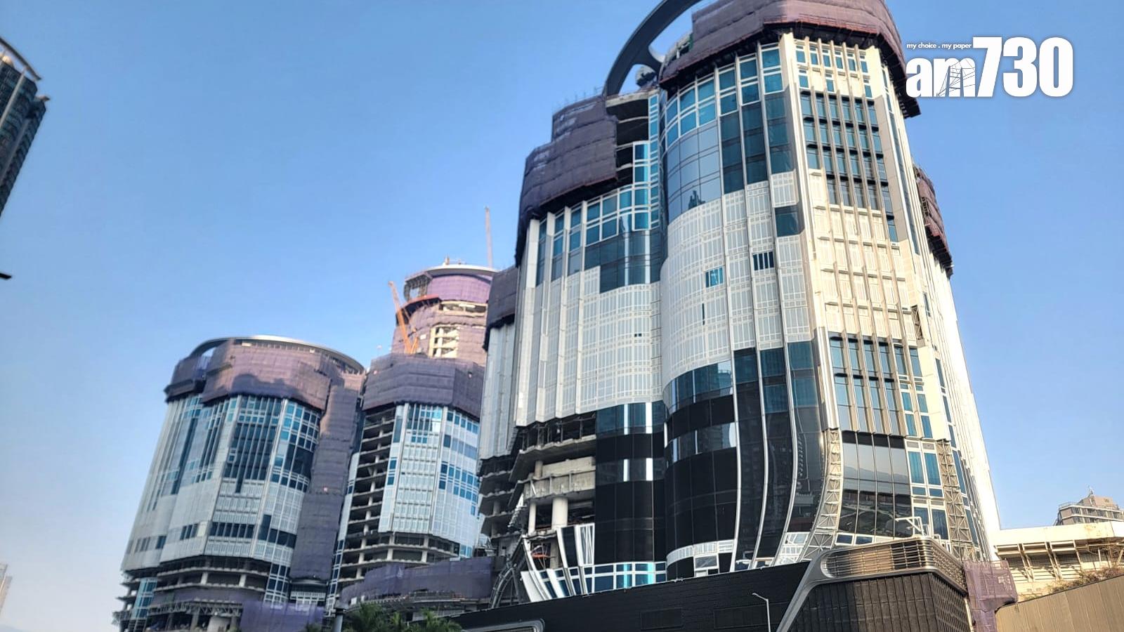 西九高鐵站上蓋地盤 (林俊源攝)