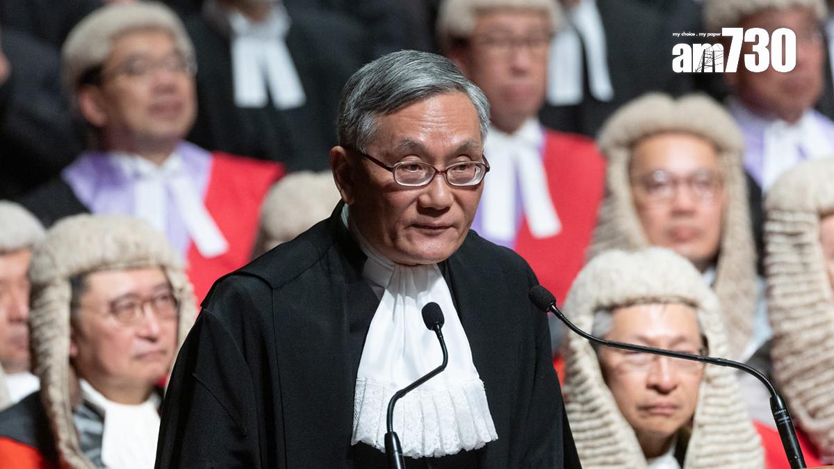 張舉能指，從宏觀角度看國安案只佔法院工作的一小部分。(蘇文傑攝)