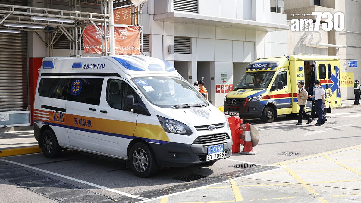 再有病人經大灣區跨境直通救護車試行計劃從深圳來港。(資料圖片／林俊源攝)