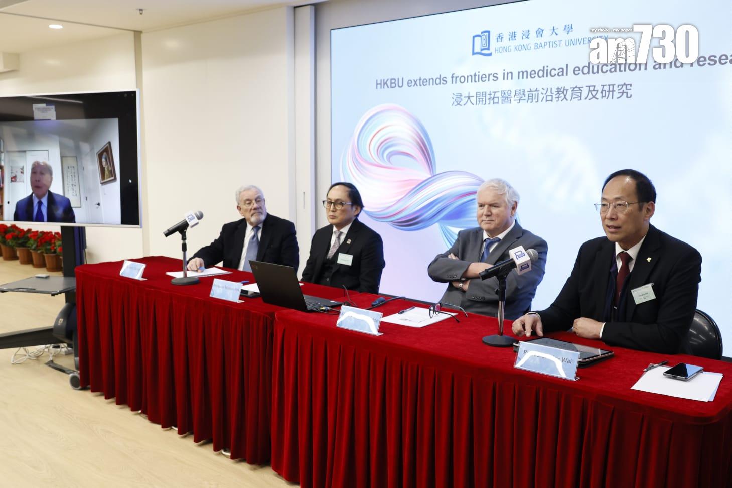 浸大申辦醫學院擬納中醫元素採小班教學，衞炳江有信心具競爭力。(林俊源攝)