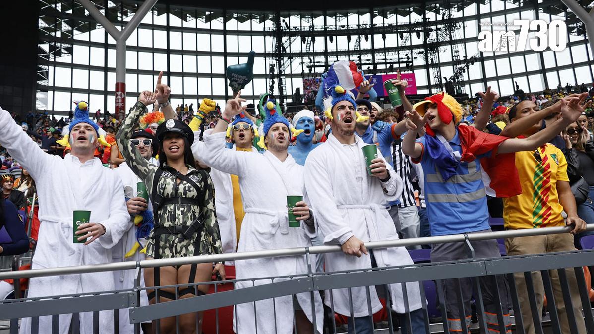 一連3日的香港國際七人欖球賽今日閉幕。(林俊源攝)