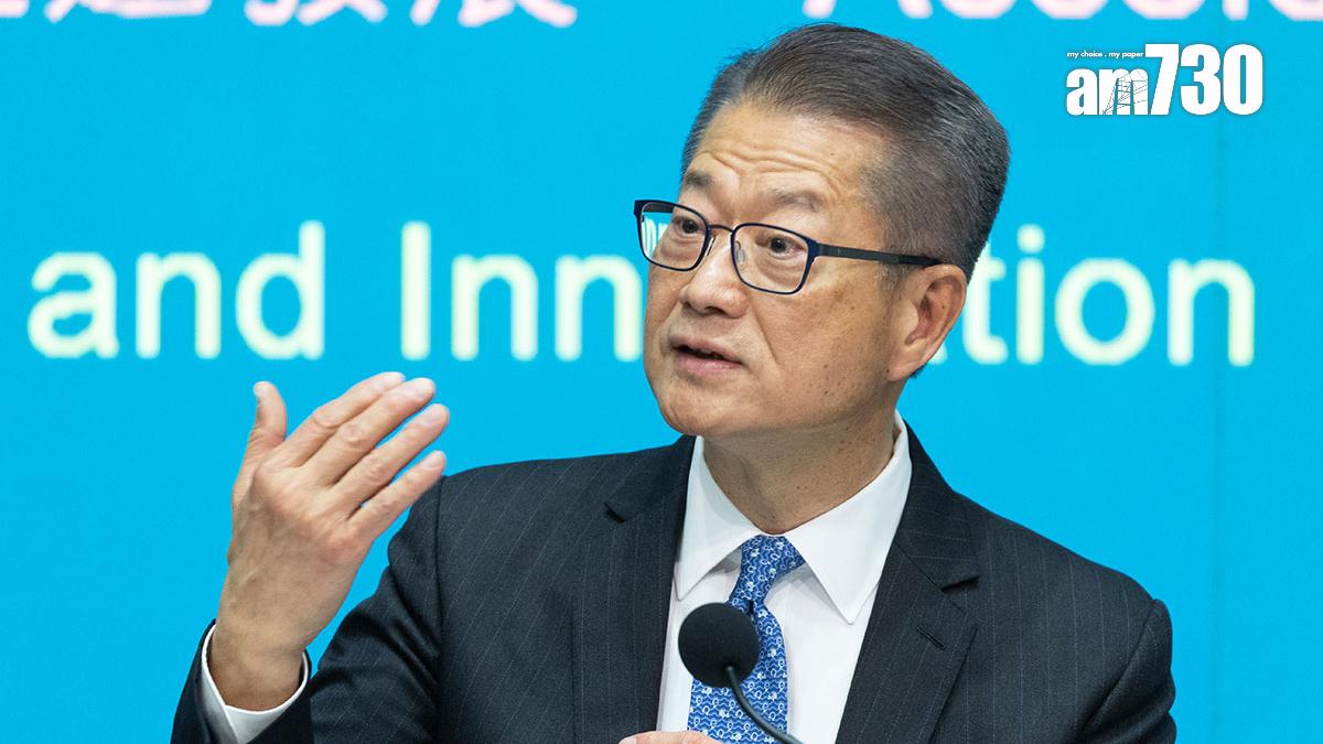 就特朗普提出徵收的對等關稅，陳茂波表示堅決反對。(資料圖片／蘇文傑攝)