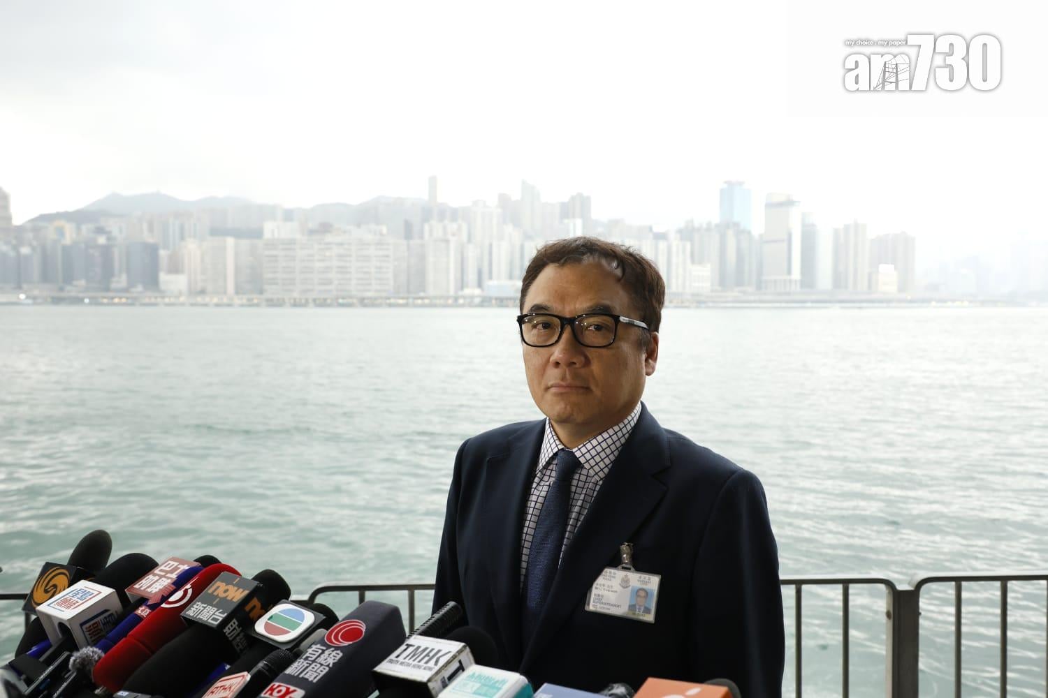 國安處拘5男女，涉報假案放炸彈及宣揚港獨台獨。(林俊源攝)