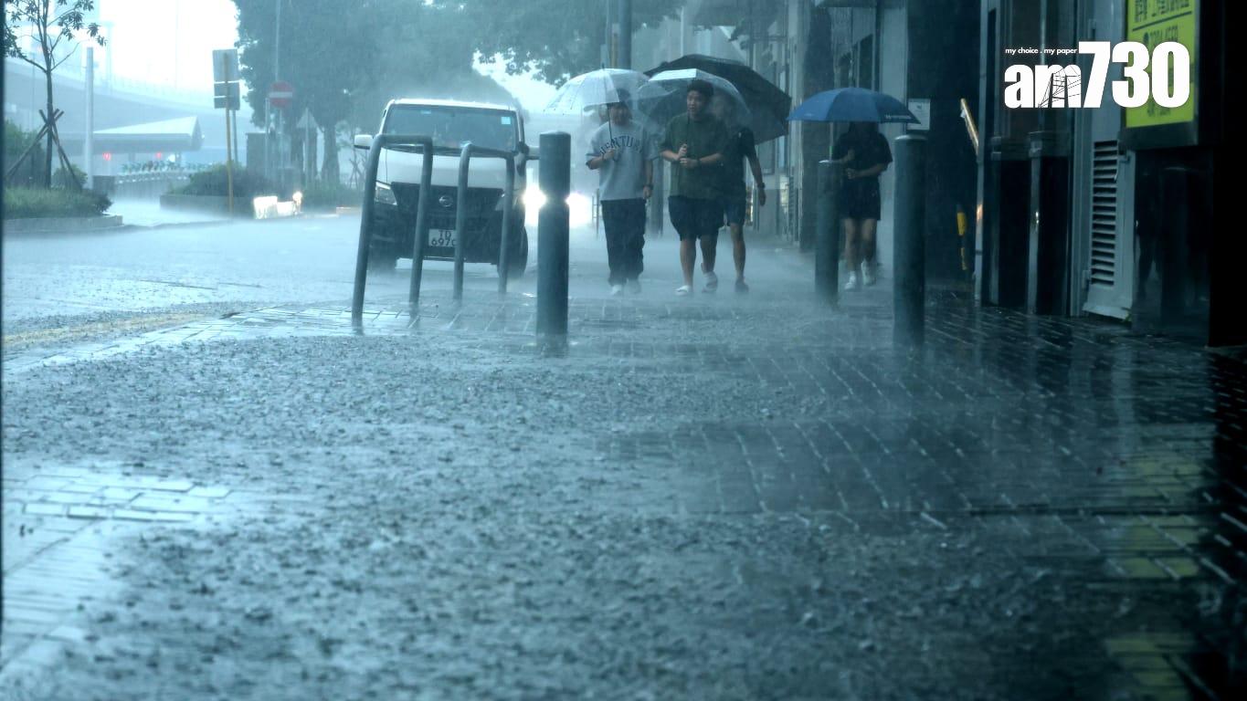 黑雨｜極端天氣暴雨頻生，家居保險保障索償小貼士。(林俊源攝)