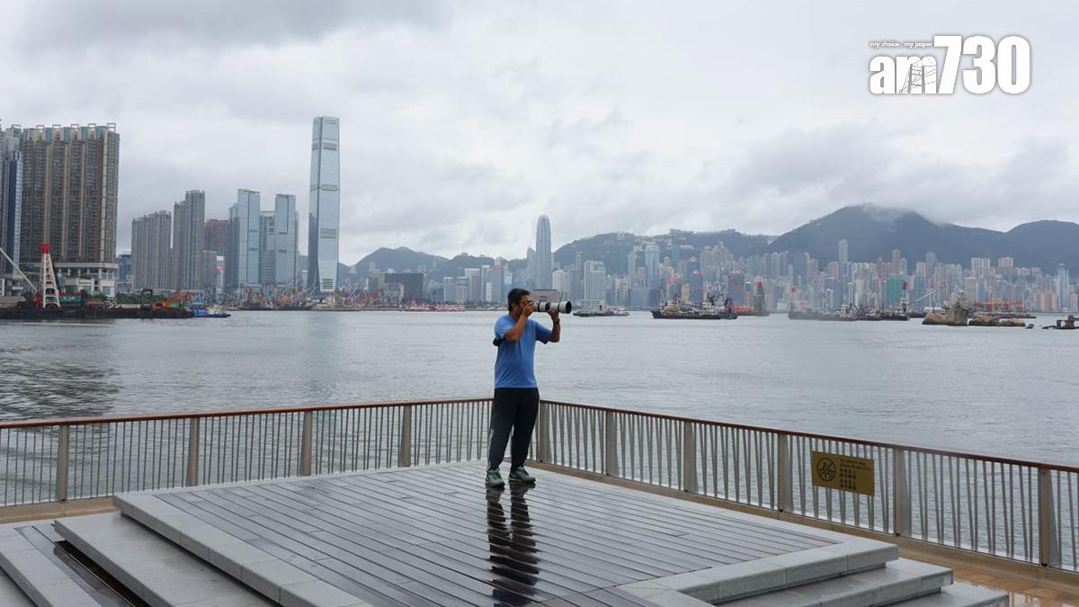 本港今日日間部分地區都多雲天陰。(林俊源攝)
