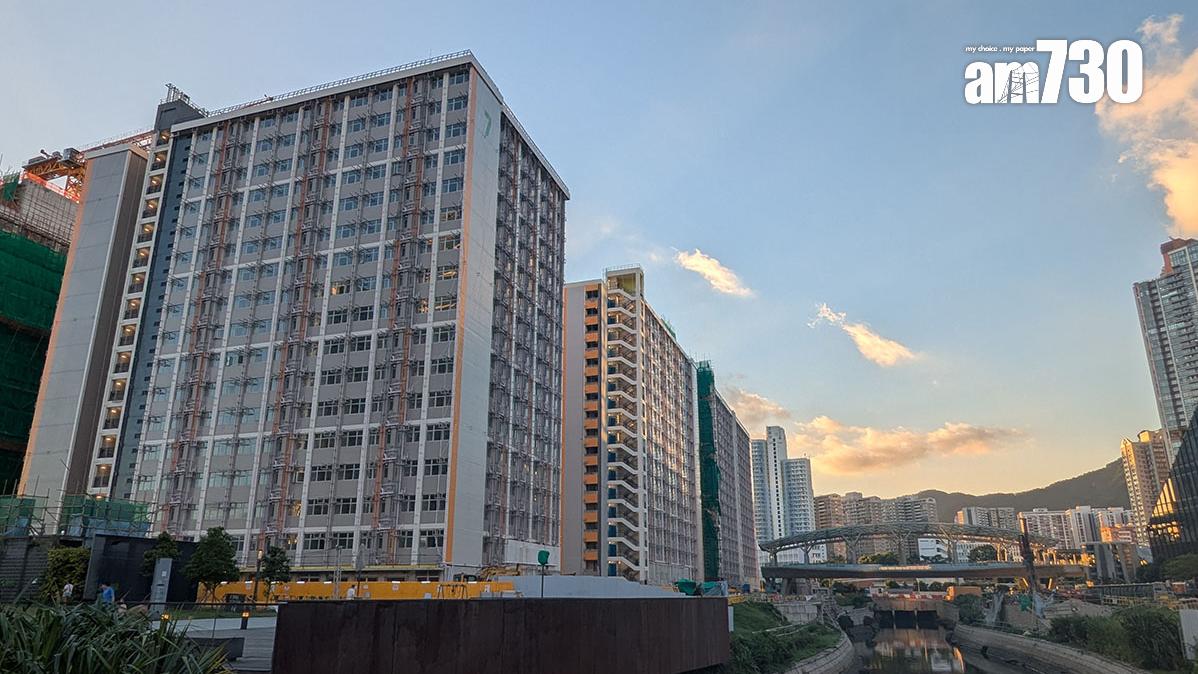啟德簡約公屋興建工程進行得如火如荼。(資料圖片)