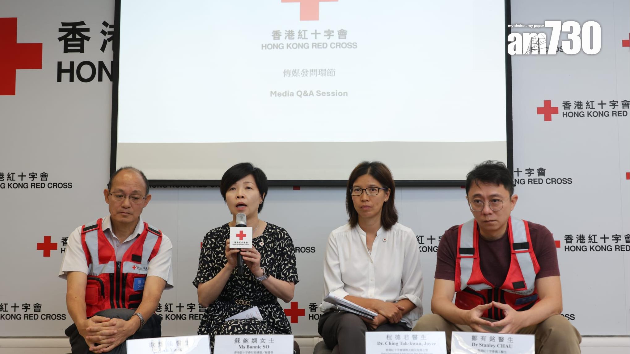  香港紅十字會｜加沙。(林俊源攝)