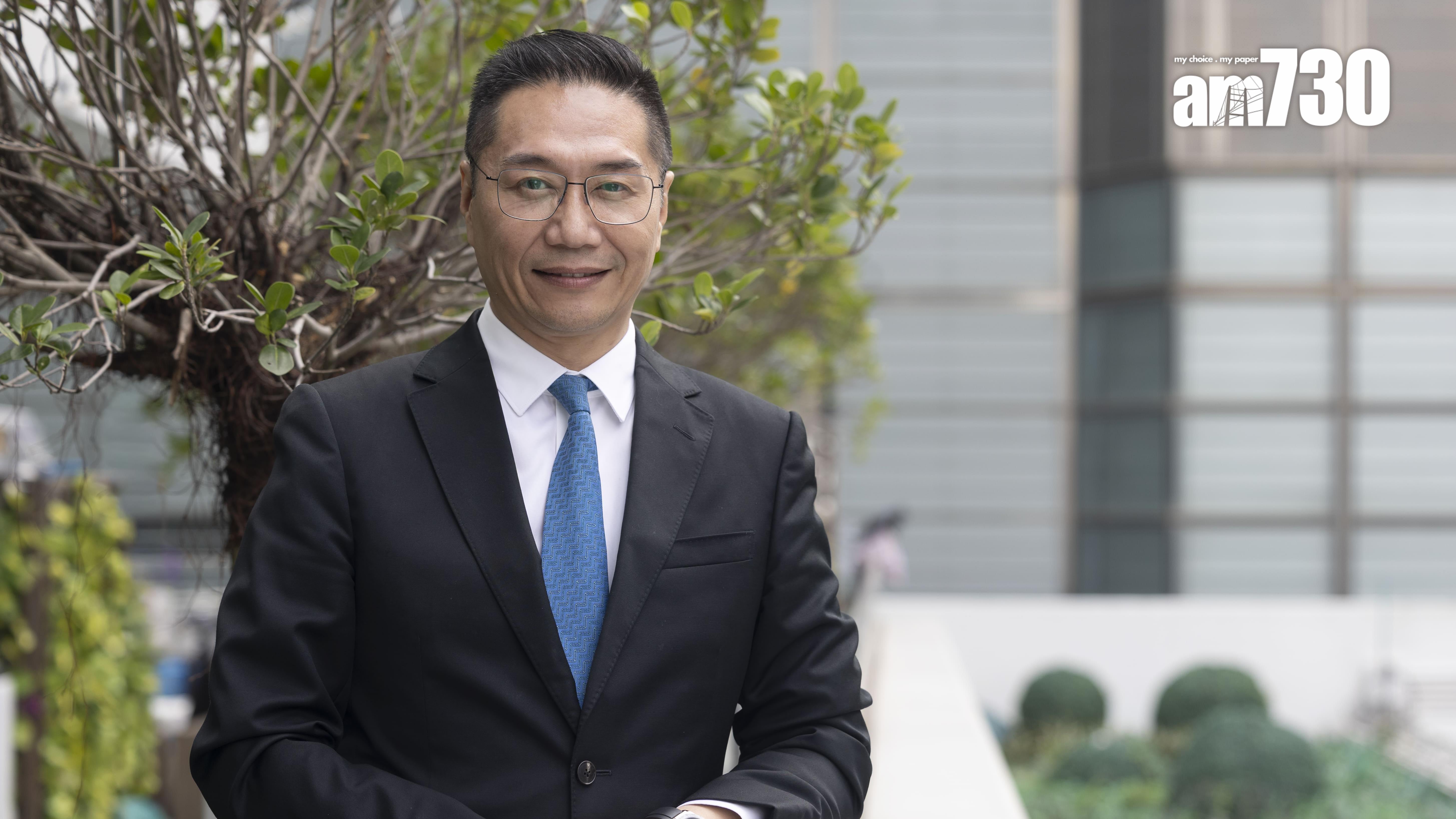 邵家輝爭取連任批發及零售界別(蘇文傑攝)